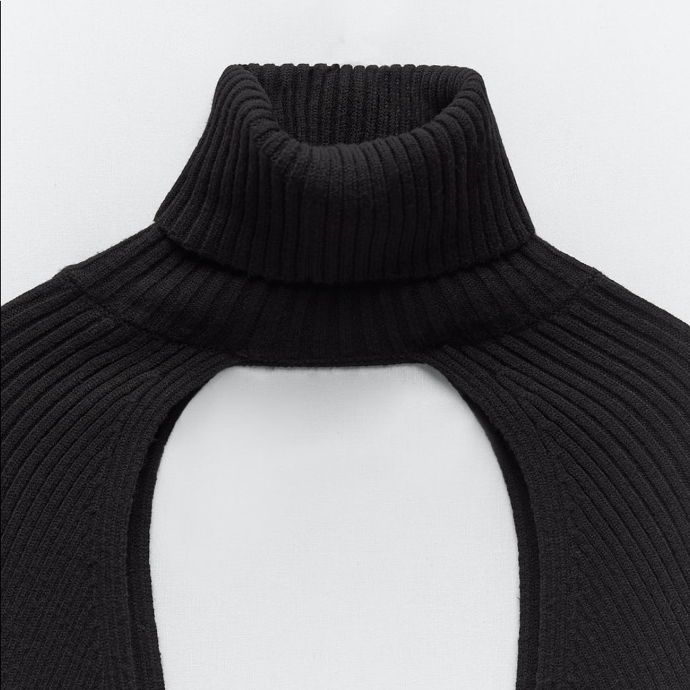 ZARA BNWT Knit Arm Warmer Sweater - Picture 2 of 8